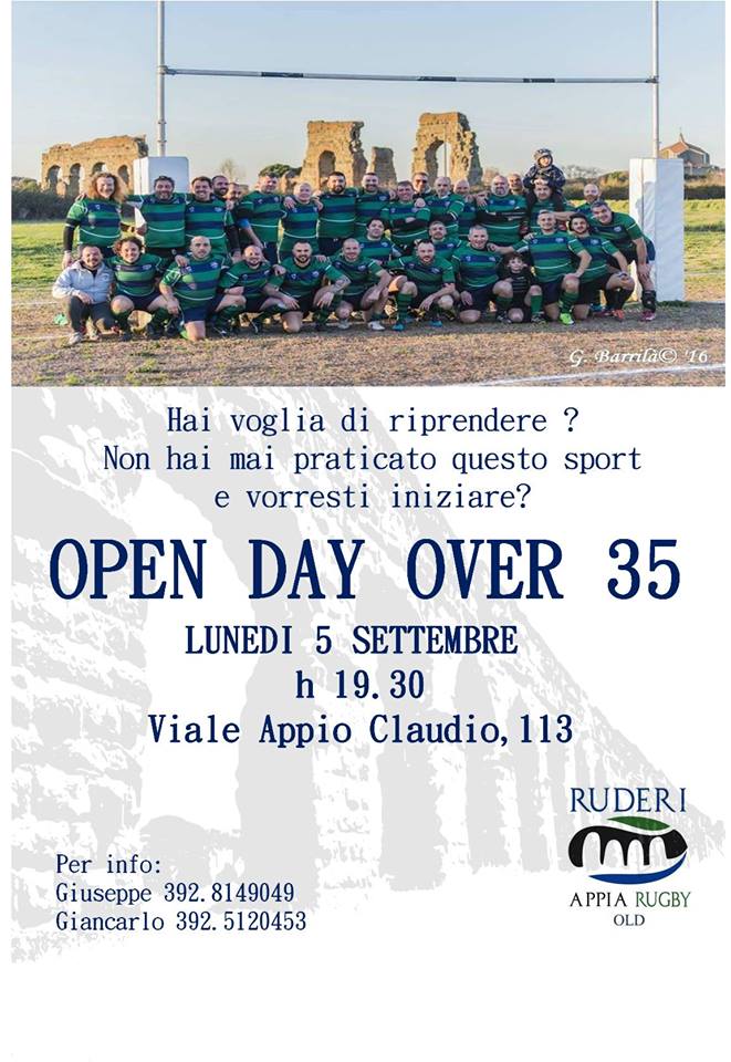 Stagione 2016/2017 Open Day over 35