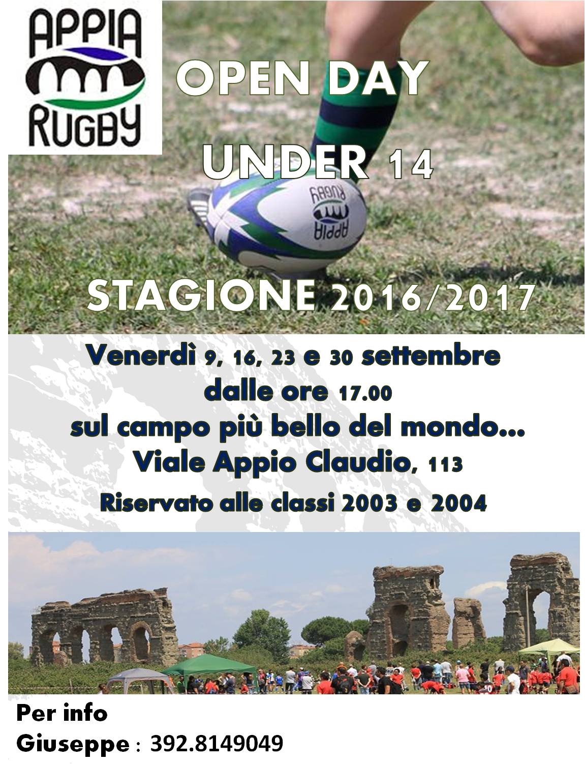 Stagione 2016/2017 – Open Day Under 14