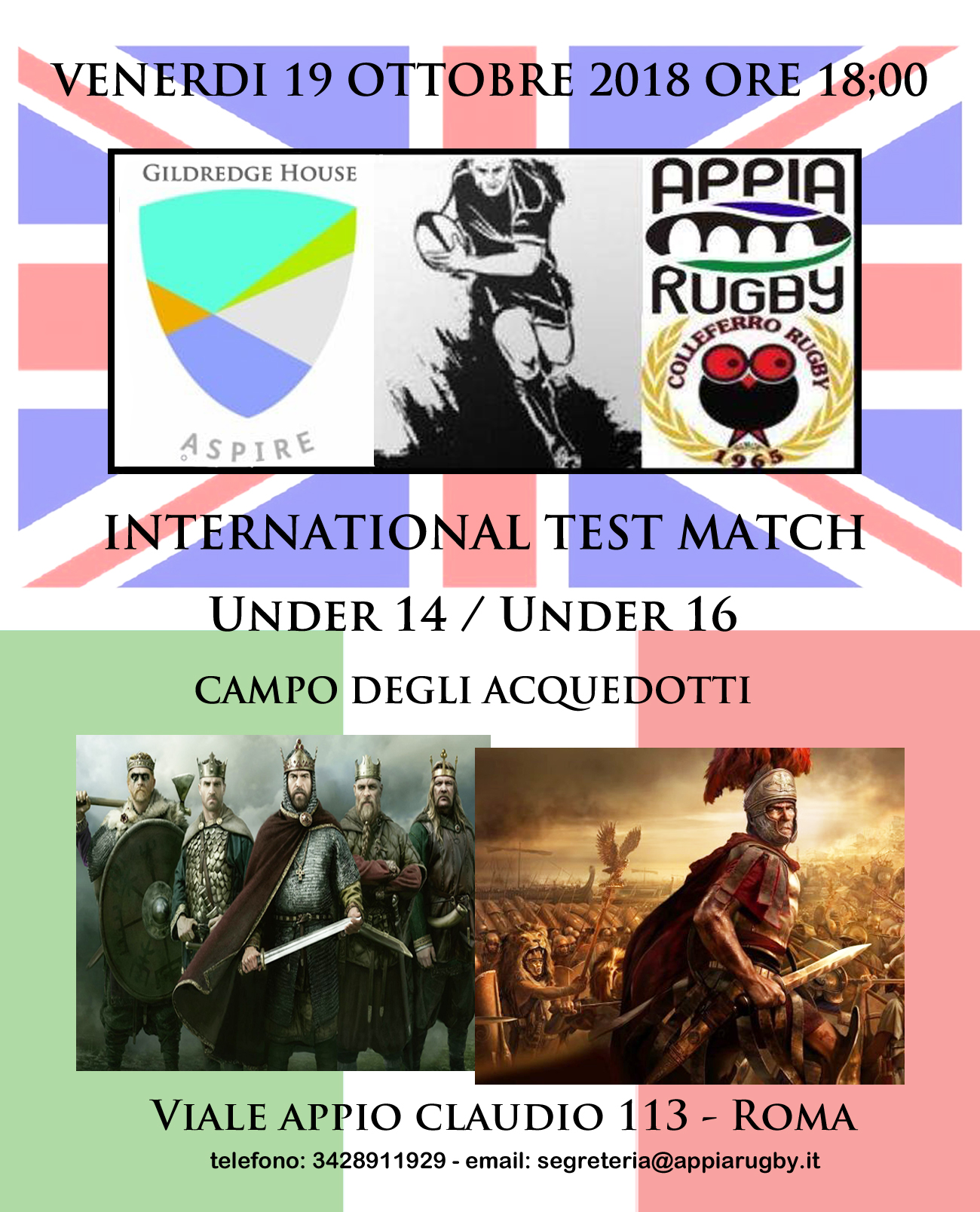 International test match – Appia/Colleferro vs Gildredge House